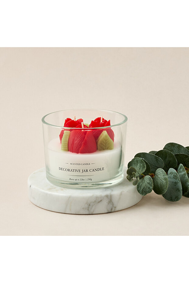 شمعة معطرة برائحة الورد - 290 غرام