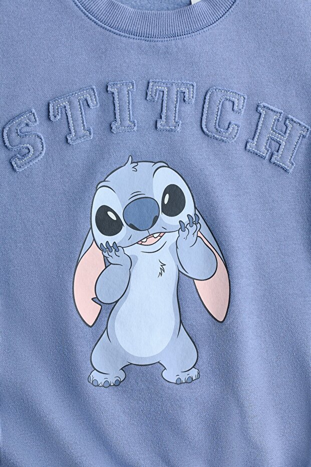 Baskı Motifli Oversize Sweatshirt - 2