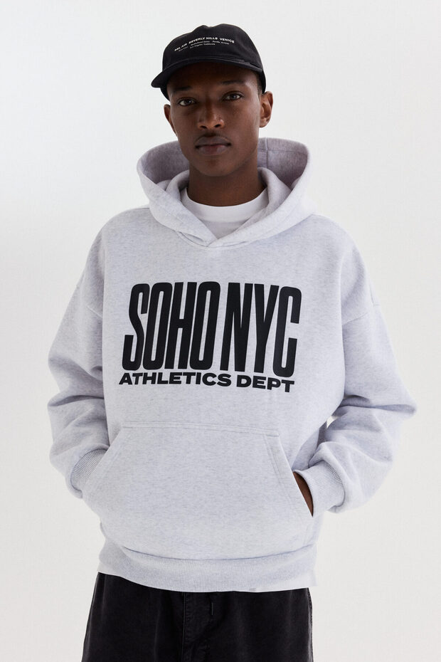 Kapüşonlu Üst Loose Fit - 1