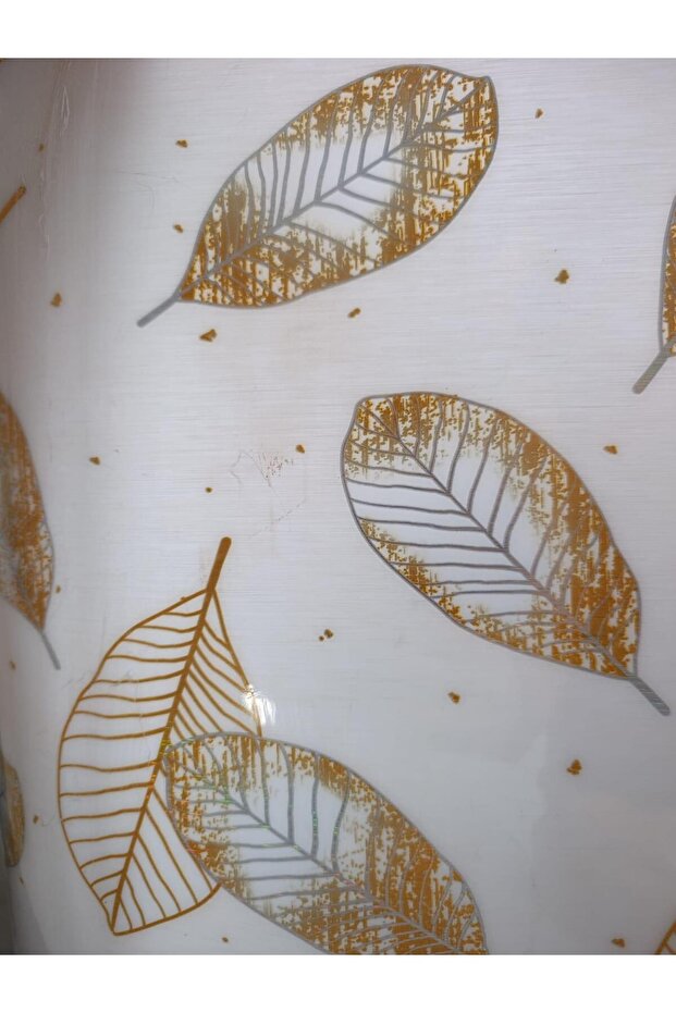 مفرش طاولة منقوش بأوراق الشجر مقاس 80 سم × 100 سم - 4