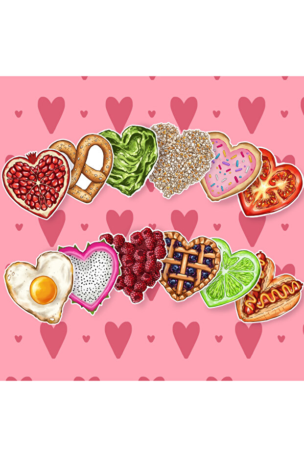 Kalpler sticker seti - 1