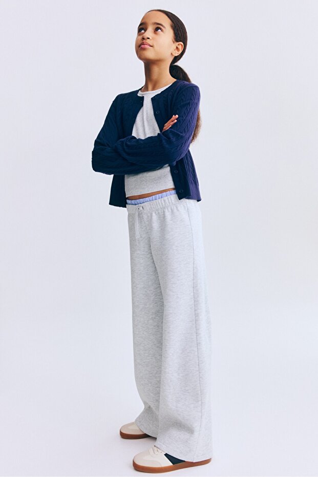 Çift Bel Bantlı Jogger Pantolon - 2