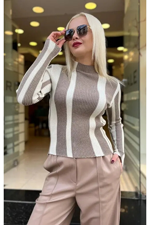 SİMLİ İP ÇİZGİLİ TRİKO - 2