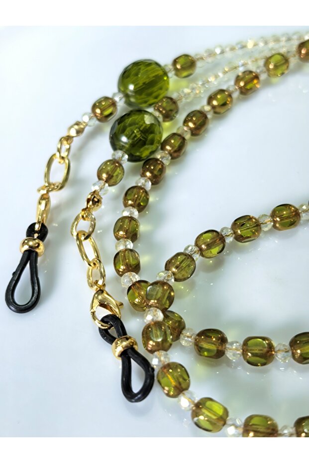 Glasses Chain – Real Crystal Stone – Thinblack ®
