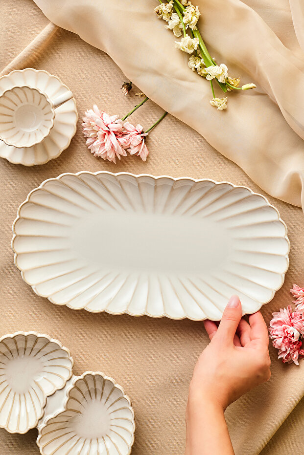 Daisy Kayık Tabak 31 cm - 3