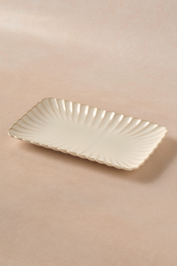 Daisy Kayık Tabak 25,5 cm - 1