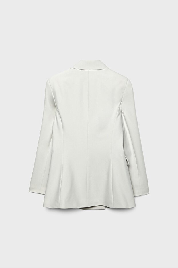 Vücuda oturan blazer - 7