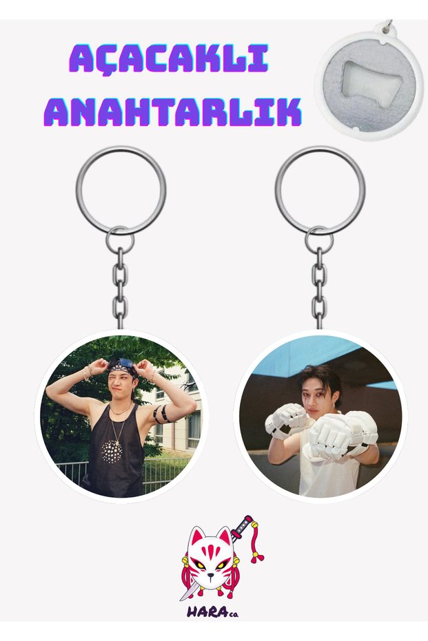 Stray Kids Bang Chan Karma Album Keychain Opener Set (2-Piece)
