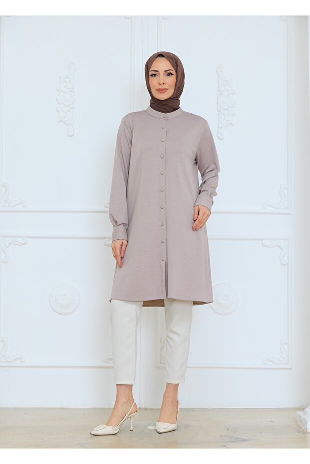 OVERSİZE KADIN TESETTÜR TUNİK - 2