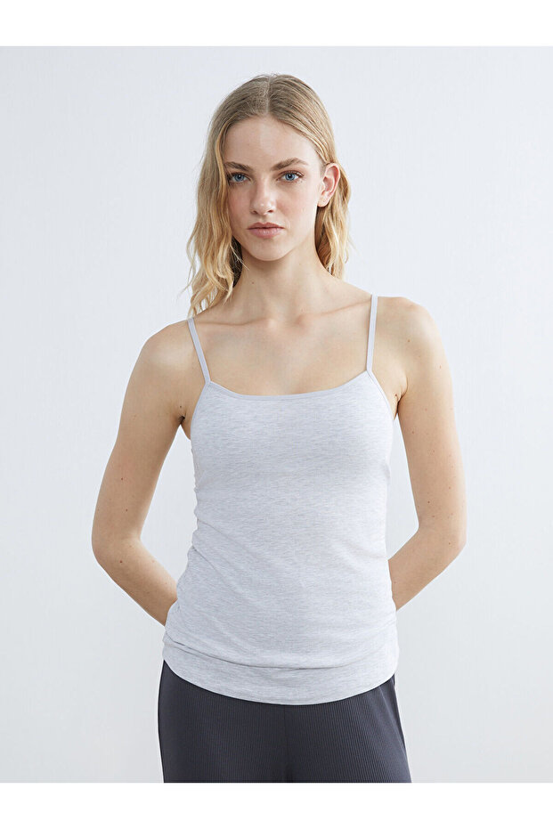 Ozmarka New Season U-Neck Strap Women's Covered Tank Top