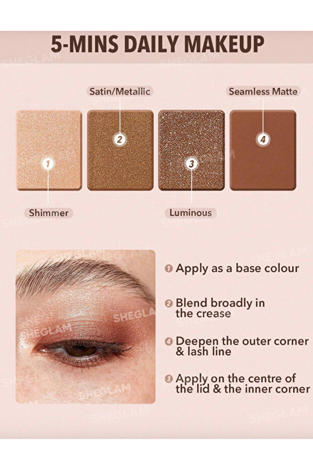 Essential Square Eyeshadow Quad - 5