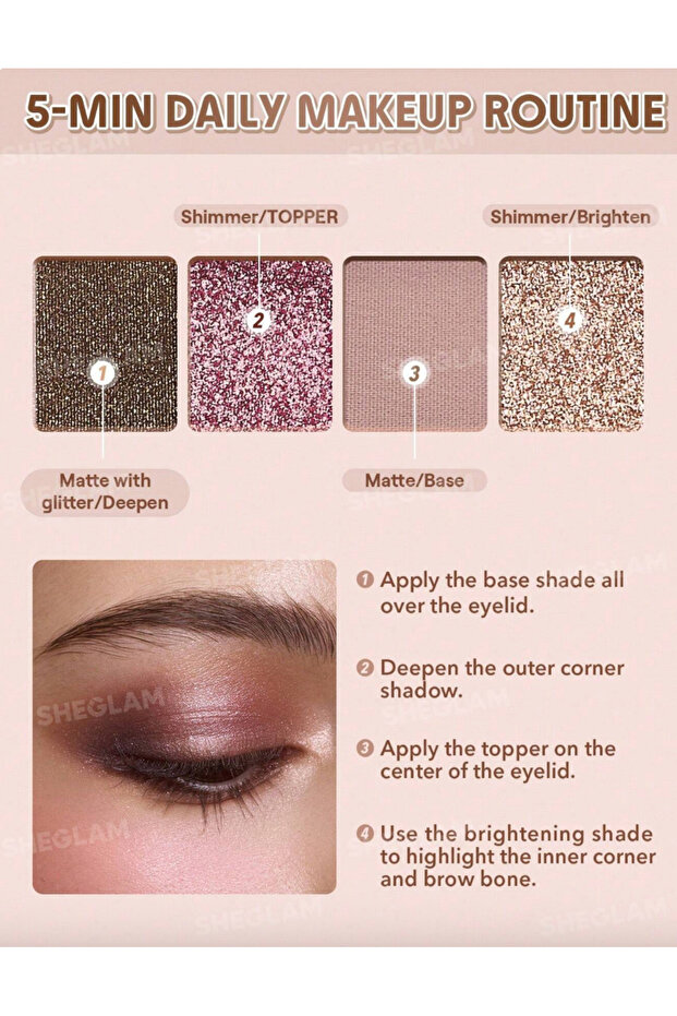 Essential Square Eyeshadow Quad - 3