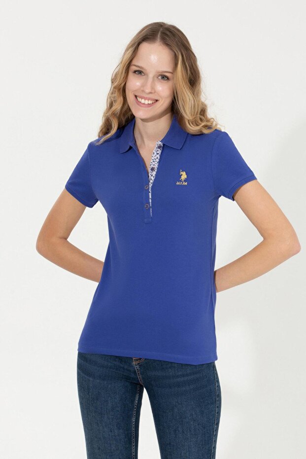 Kadın Mavi Basic Tişört - 3