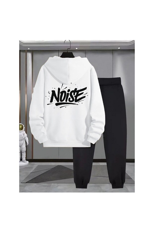 Full Outfit Set for Men: Hooded Sweatshirt, Stylish Jacket,