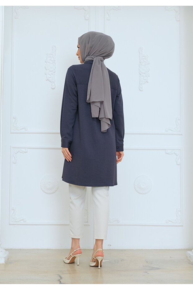 OVERSİZE KADIN TESETTÜR TUNİK - 5