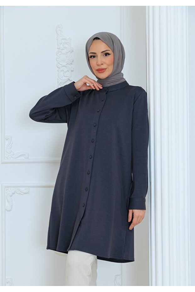 OVERSİZE KADIN TESETTÜR TUNİK - 6