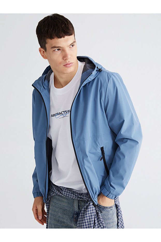 Ozmarka New Season Standard Fit Hooded Men's Raincoat