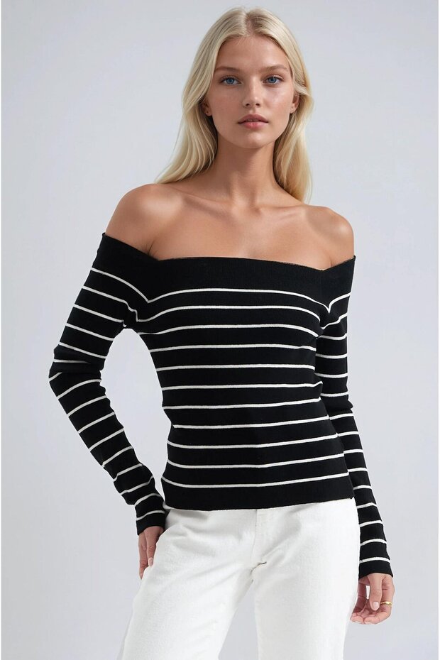 سترة مادونا الأساسية المخططة 1397 - 5