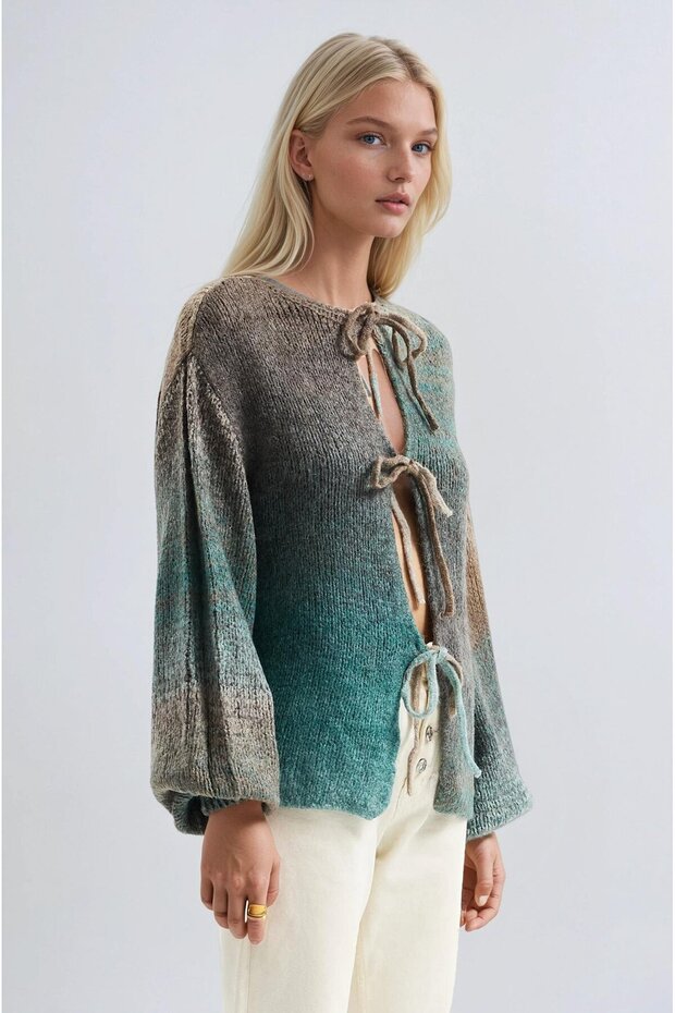 Renk Geçişli Basic Hırka 5197 - 4