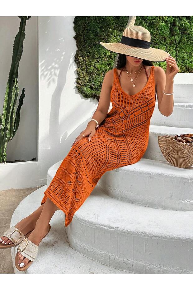 Plaj Elbisesi Ajurlu - 2