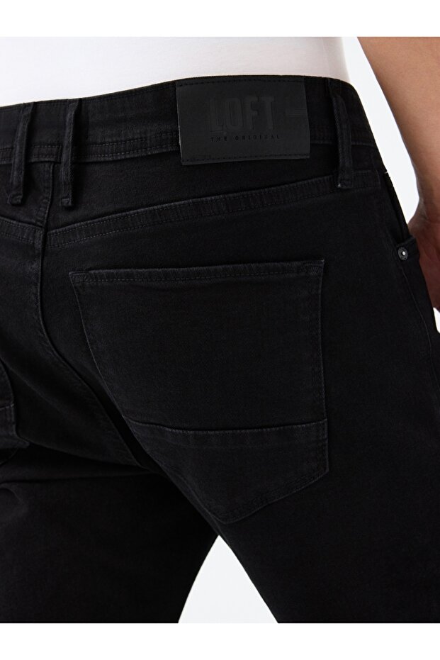 Мъжки дънки Justin Skinny Fit, черни, LF2034724 - 6