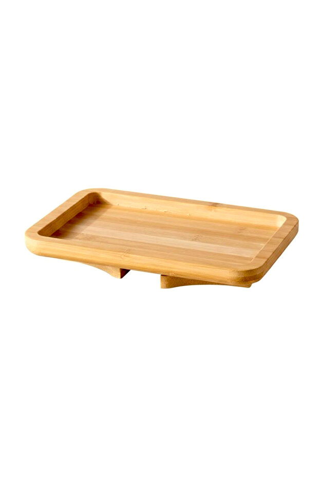 Sofaserve Rectangular Bamboo Sofa Tray 27X20 cm - 5