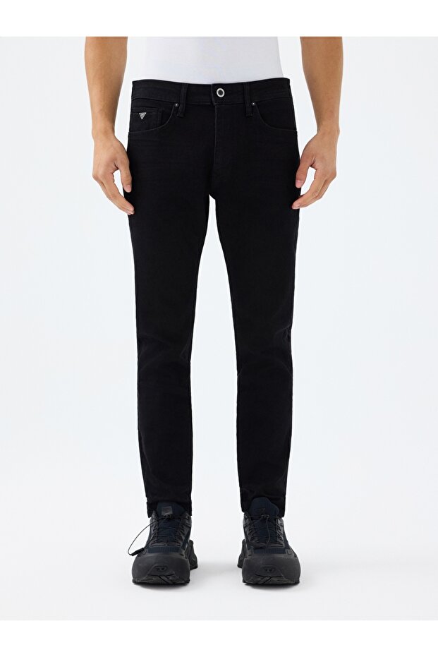 Мъжки дънки Justin Skinny Fit, черни, LF2034724 - 4