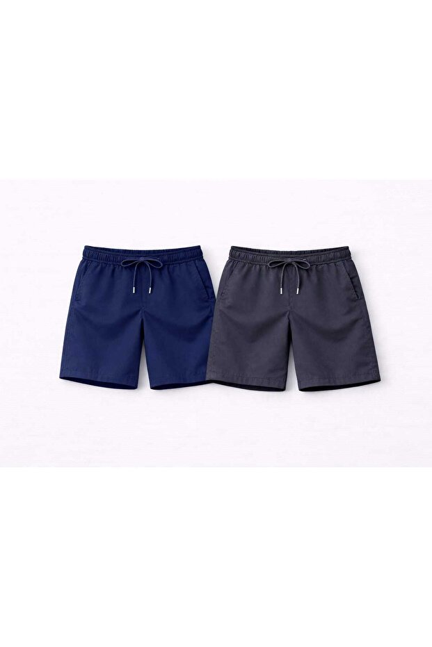 Men's 2-Pack Sports Shorts - Training Shorts with Pockets
