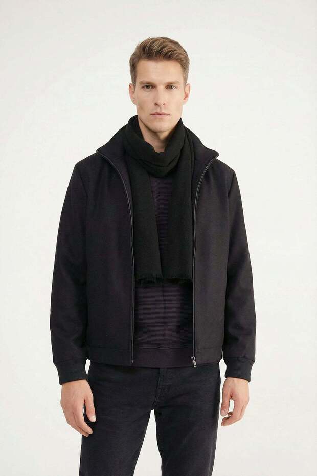 Men's Textured Short Coat