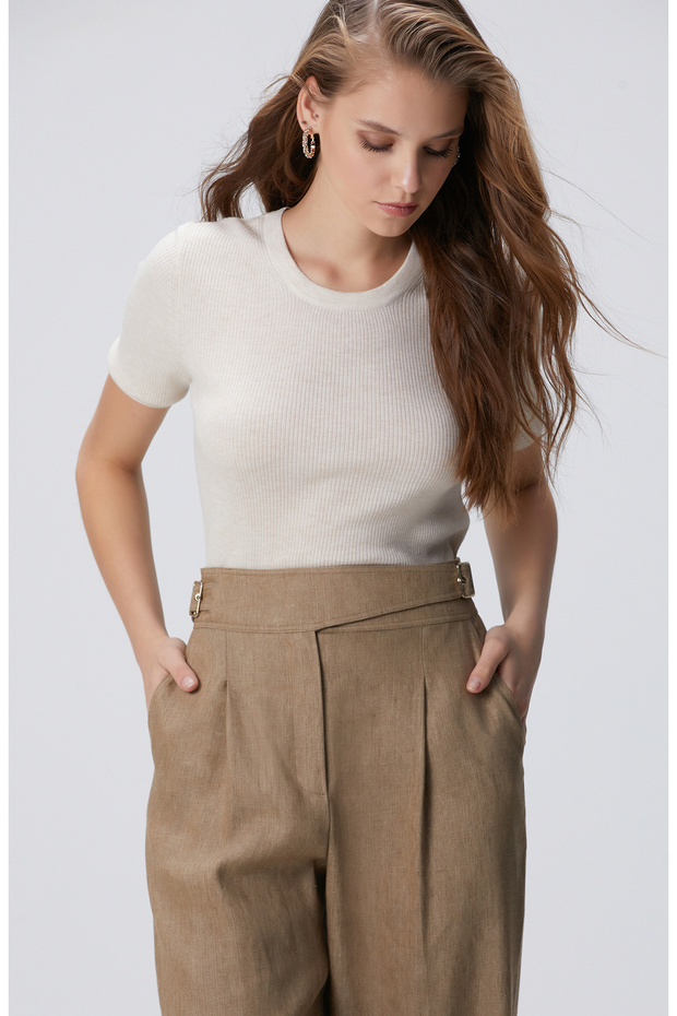 Açık Bej Melanj Kazak - 4