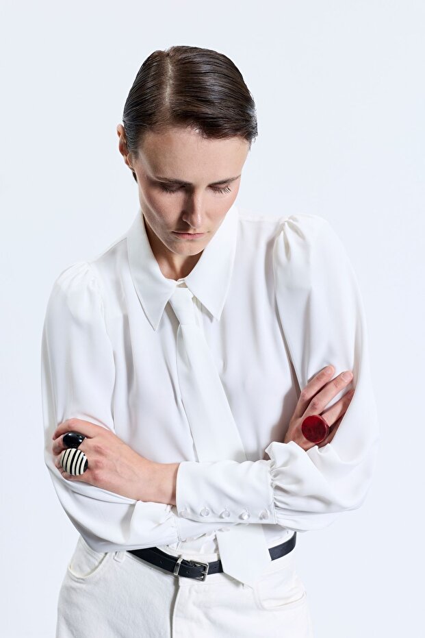 6705 Beyaz Gömlek - 1