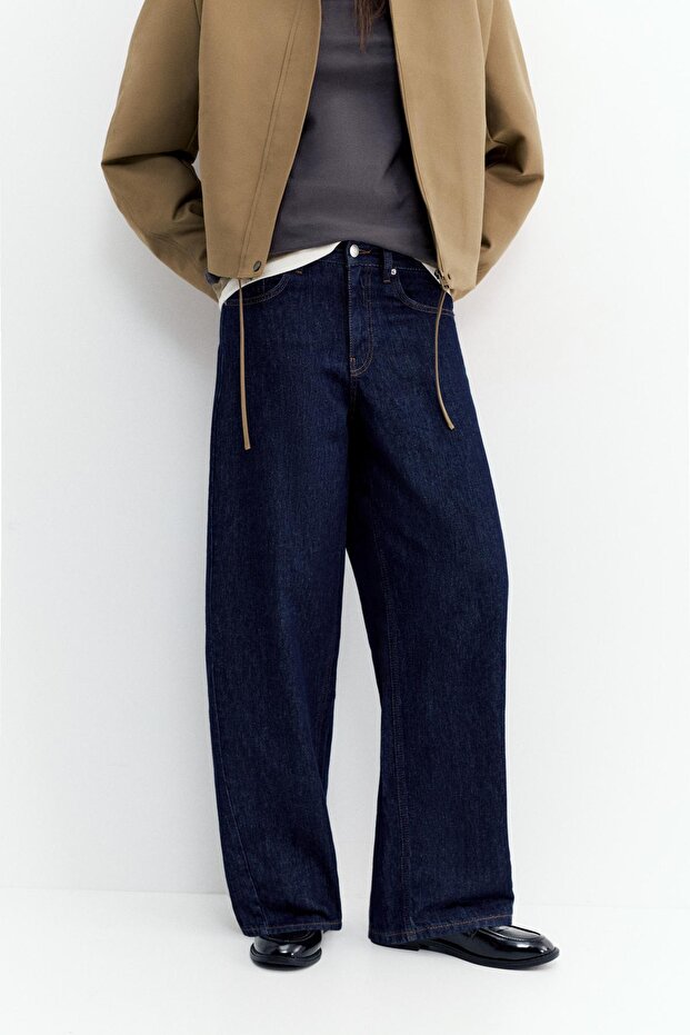 Düşük bel barrel jean - 3