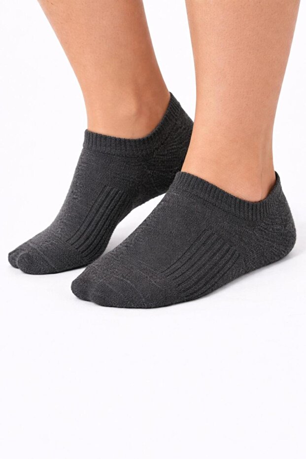 Kadın Basic Step Çorap Gri - 1