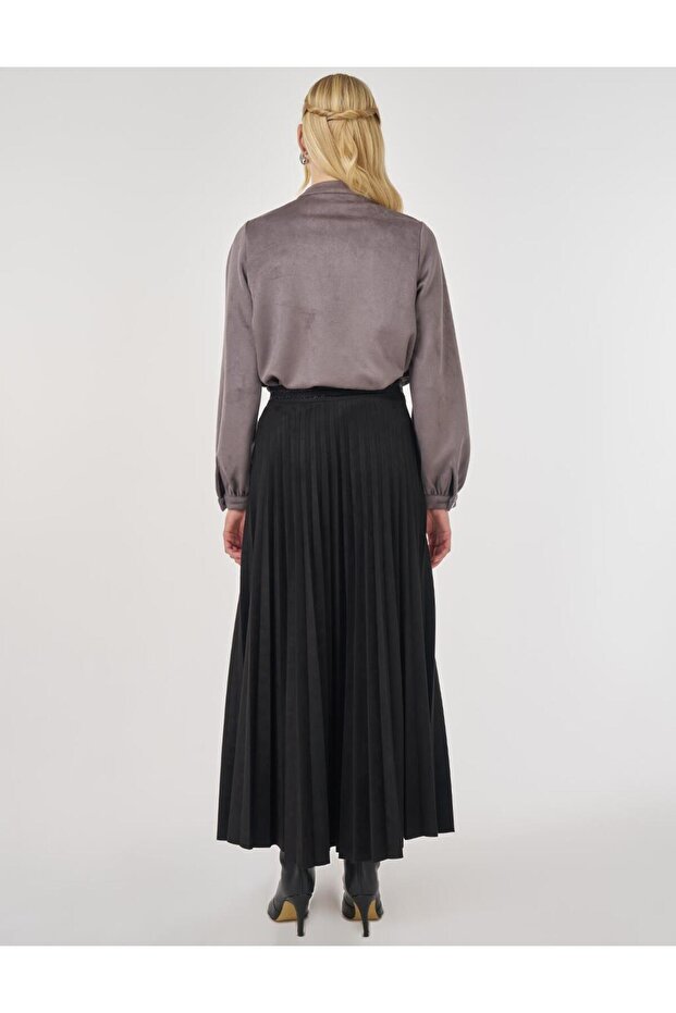 Piliseli Süet Etek 72025 - 5