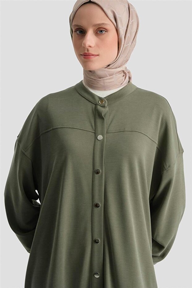 Oversize Modal Kap Haki - 2