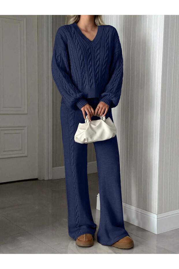 SAÇ ÖRGÜ TRİKO TAKIM - 5