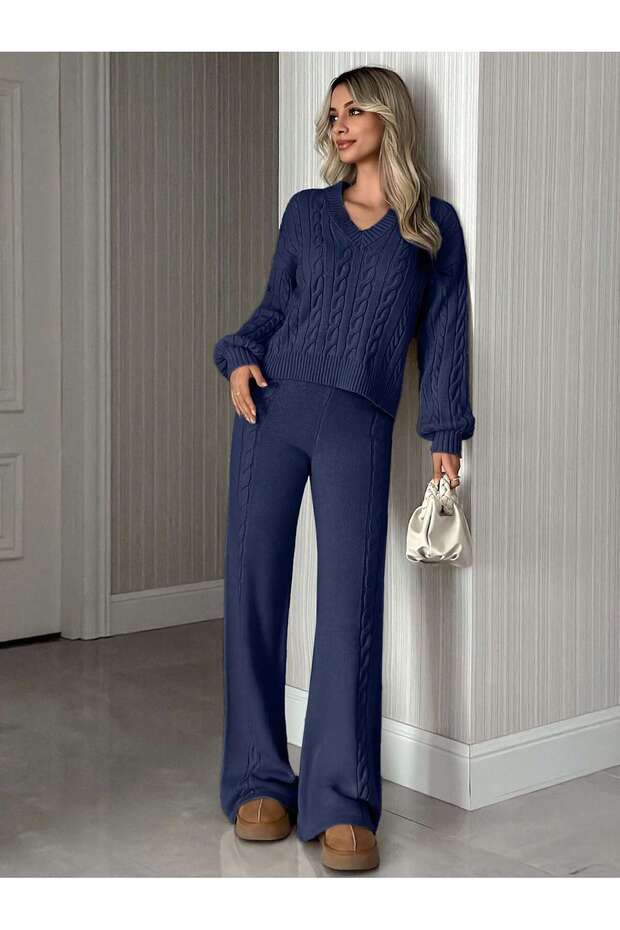 SAÇ ÖRGÜ TRİKO TAKIM - 4