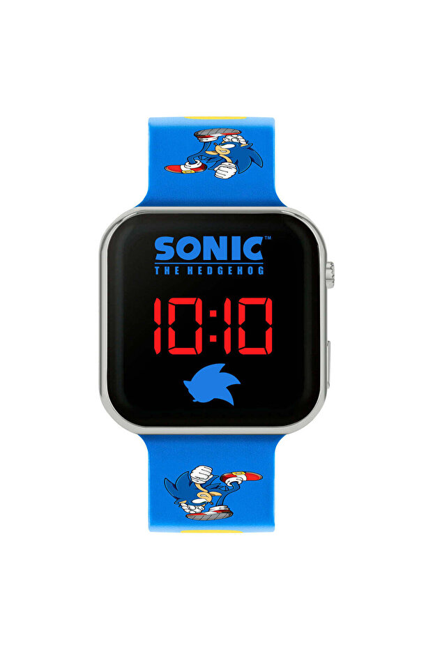Sonic the Hedgehog Blue LED Watch with Printed Character Strap