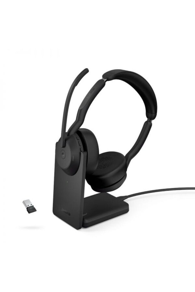 JABEV255S3 Evolve2 55 Bluetooth, USB-A, Μαύρο