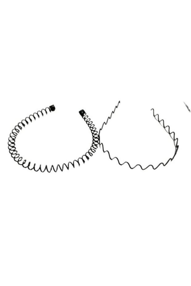 2 Pieces Zigzag Curved Swivel Metal Wire Crown Buckle for Women Men Athlete Crown with Spring
