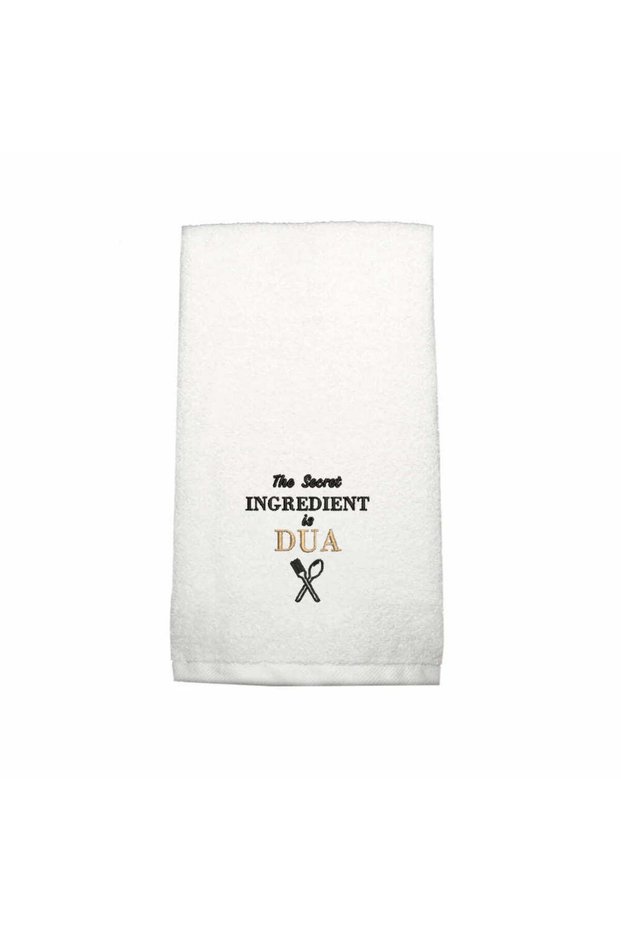Ramadan Cotton Hand Towel - The Secret Ingredient is Dua Design