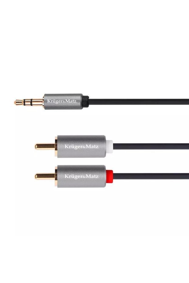 Cable JACK 3.5 mm - 2x RCA 10m Basic KRUGER&MATZ