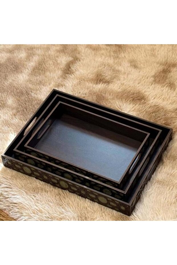 صواني خشب كلاسيك Classic Wooden Trays