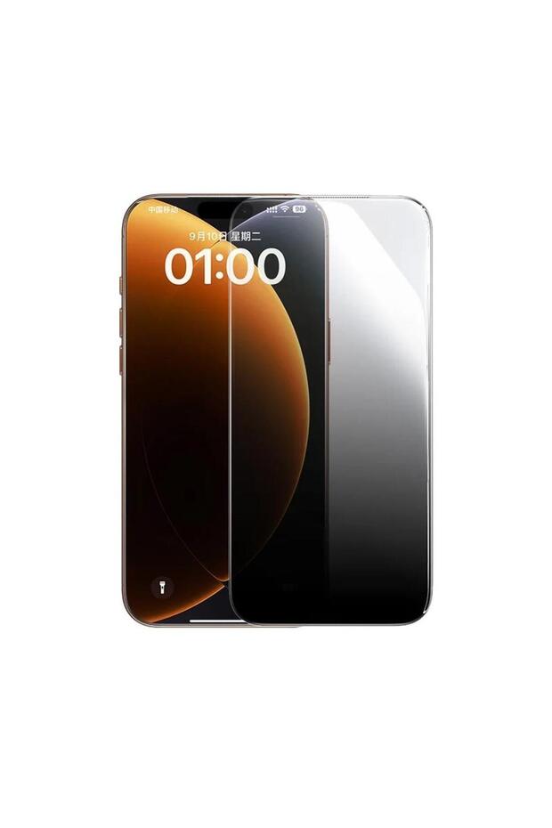 واقي شاشة من الزجاج المقوى عالي الدقة لهاتف Crystalline iPhone 17 Pro Max