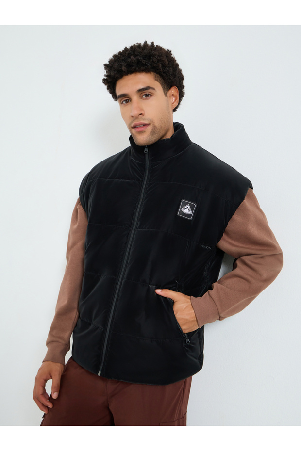 جاكيت رجالي قصة مريحة سادة بقصة مريحة - 1