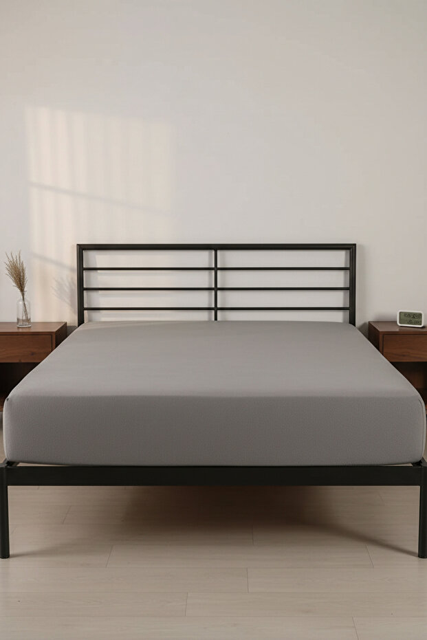 Single Premium Combed Cotton Fitted Sheet - 100% Cotton - 100 X 200 cm