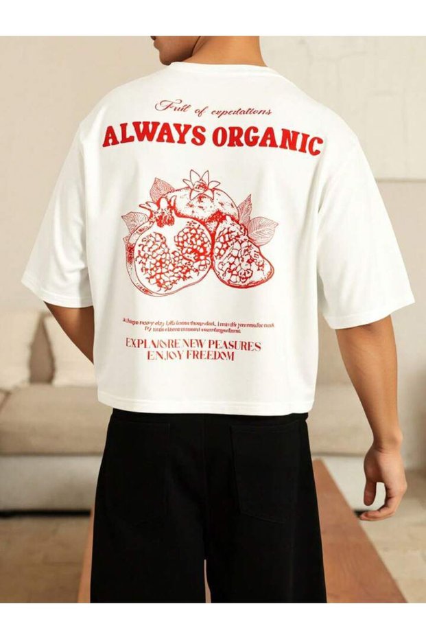 Unisex Women Men Nar Printed Oversized T-Shirt