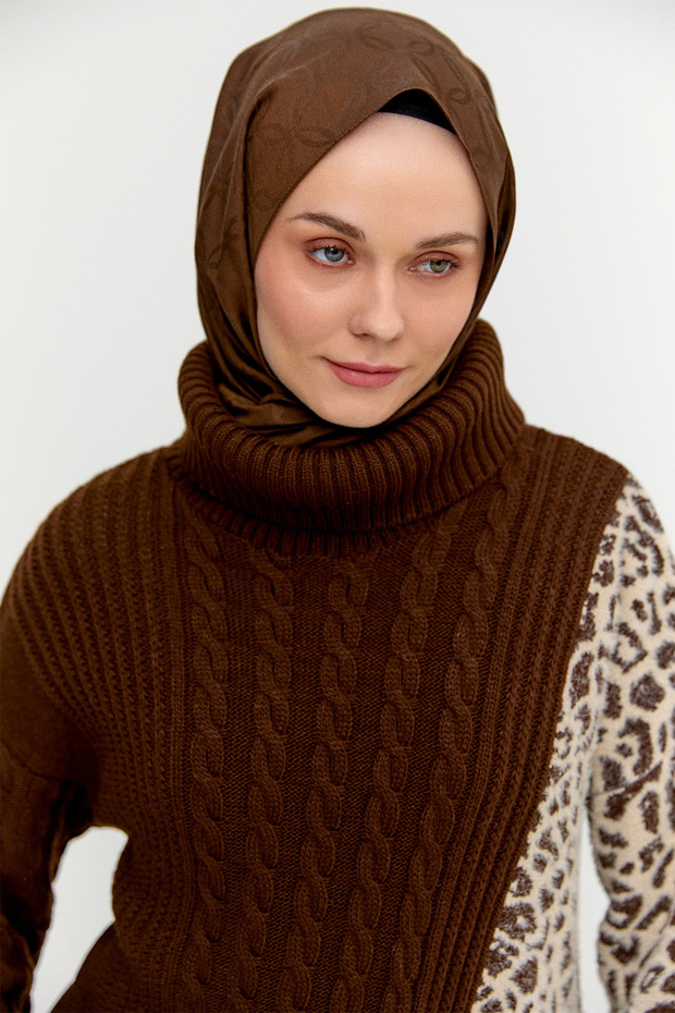 Boğazlı Triko Bluz - 6