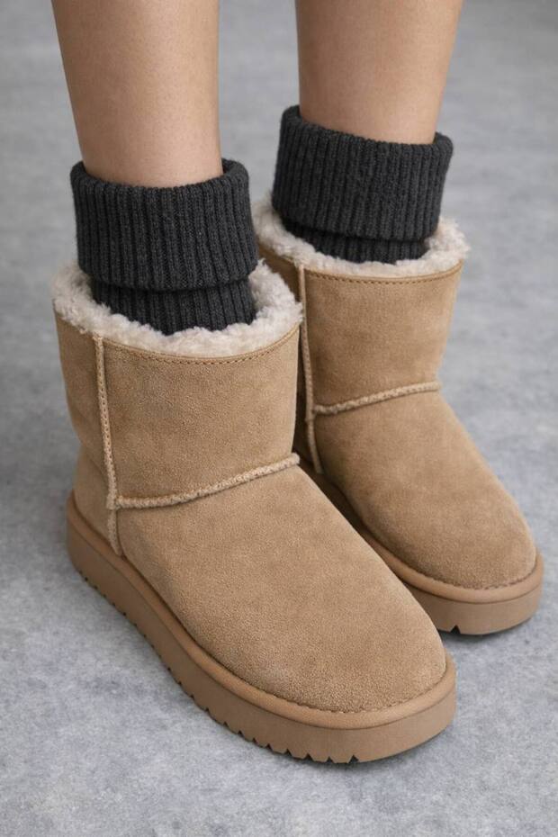 Yünlü bot çorabı - 1