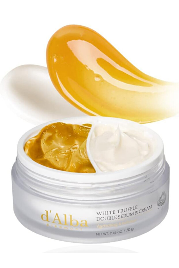 d'Alba Italian White Truffle Double Serum & Cream – Anti-Aging, Brightening & Deep Hydration